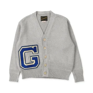 Glitter Letterd Cardigan