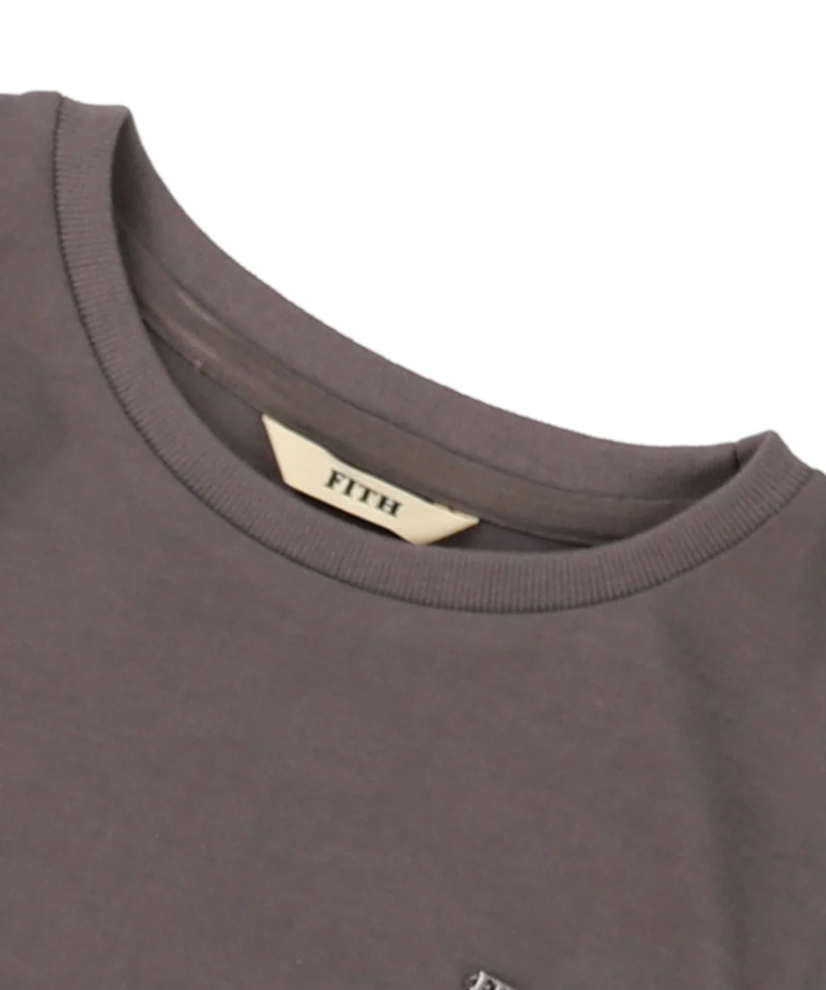 Smooth Cotton Jersey and Frill Sleeve Tee - 画像 (7)