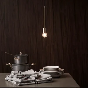 BRASS PILLAR 1PENDANT LAMP